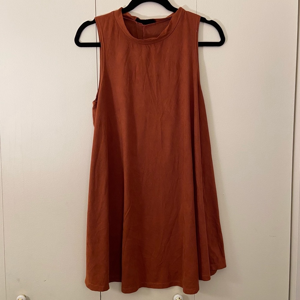 Terra Cotta Sleeveless Dress